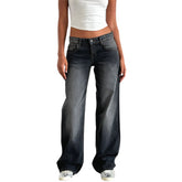Women Casual Low Rise Jeans - Swefashionstore