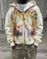 Hooded American Retro Sweatshirt Y2k - Swefashionstore