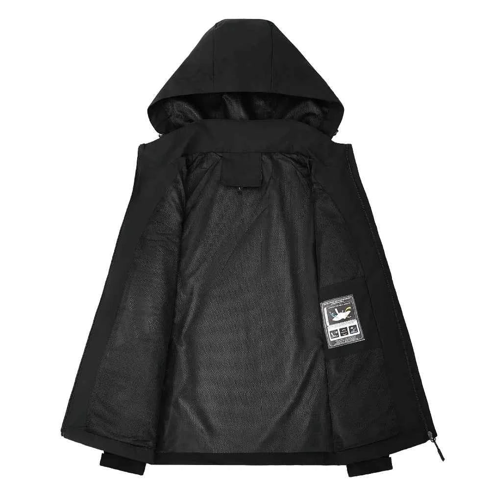 Waterproof Lightweight Raincoat with Hood for Outdoor Adventures - Swefashionstore