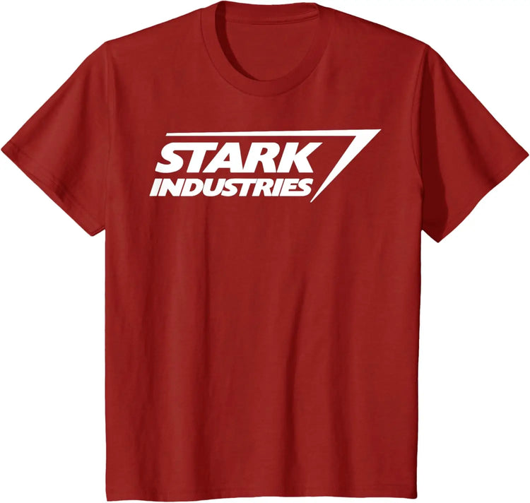 Marvel Iron Man Stark Industries Logo T-Shirt - Swefashionstore