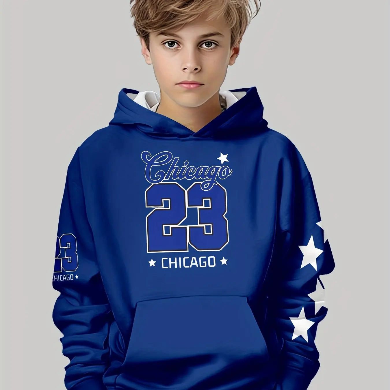 Kids Clothes Boys And Girls Hoodies Long-Sleeve 3D Letter Print
