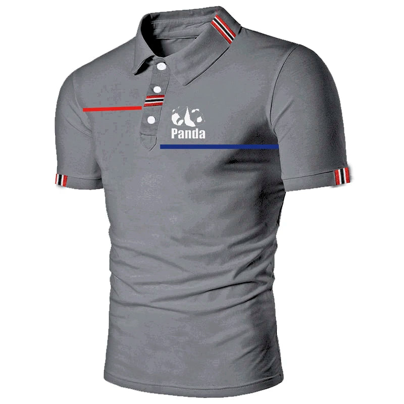 SUMMER Polo Shirt CASUAL Short Sleeve Lapel T-shirt