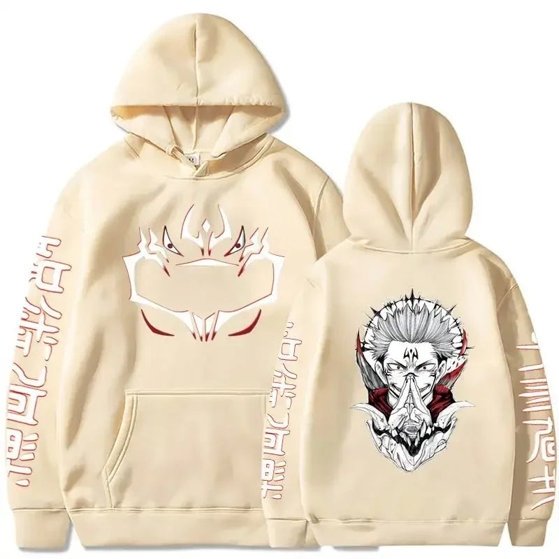 New Jujutsu Kaisen Long-Sleeve Casual Anime Hoodies - Swefashionstore
