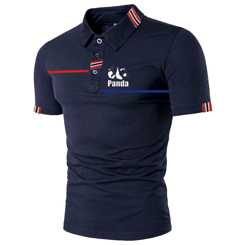 SUMMER Polo Shirt CASUAL Short Sleeve Lapel T-shirt