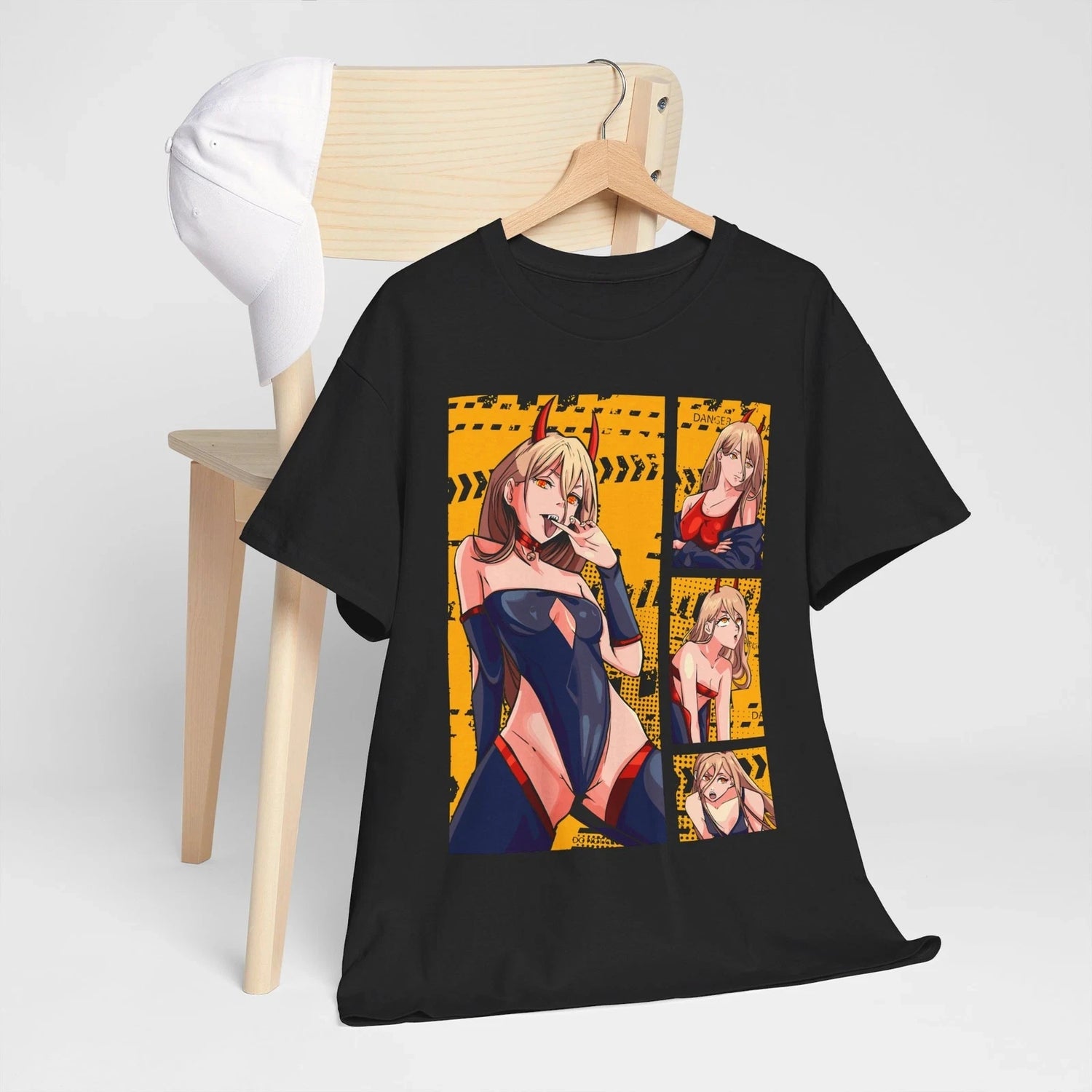 Summer JPower Waifu Ecchi Shirt Chainsaw Man Anime Tee T-Shirt Sexy Makima Kawaii Devil  Anime Clothes - Swefashionstore