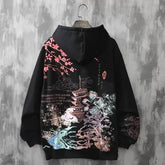 HOODED Embroidered HARAJUKU Sweatshirts for Men - Swefashionstore