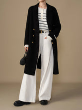 DUSHU 100% Wool Coat 2025 Winter Vintage Wool Coat - Swefashionstore