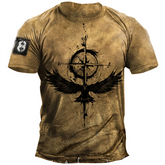 BESTSELLER Summer T-shirt Compass Printed - Swefashionstore