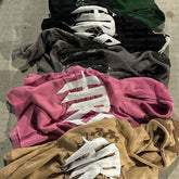 HIZILENT Hoodie Spider-Web Printed Streetwear Y2K - Swefashionstore