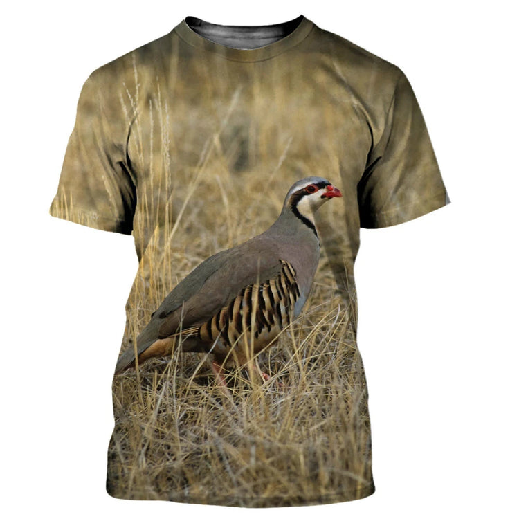 Camouflage Hunting Animals Quail 3D Print - Swefashionstore