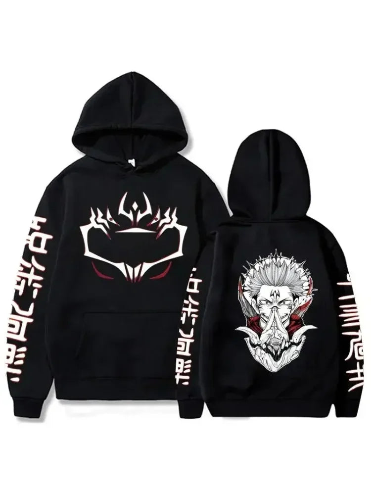 New Jujutsu Kaisen Long-Sleeve Casual Anime Hoodies - Swefashionstore