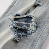 Trendyamiri European STYLE Jeans UNIQUE Design Slim Fit - Swefashionstore