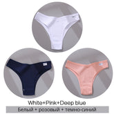 Bestseller 3Pcs Women Cotton-Thong Underwear - Swefashionstore