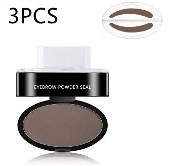 Eyebrow Powder Stamp Tint Stencil Kit Cosmetics - Swefashionstore