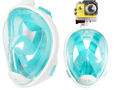 Anti Fog Snorkeling Full Face Mask Diving Goggles With Camera - Swefashionstore