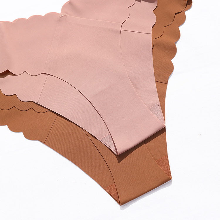 Seamless Ice Silk Underwear For Women With V-shaped Waistband - Swefashionstore