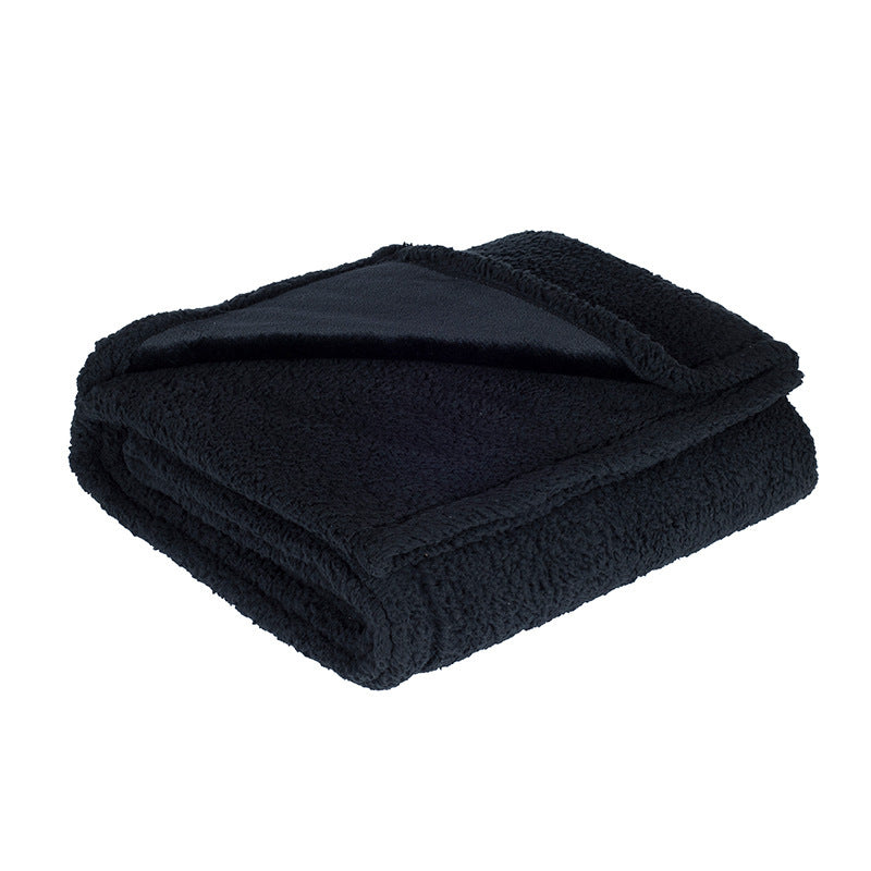 Flannel Cotton Wool Sherpa Thick Pet Blanket Dog Kennel - Swefashionstore