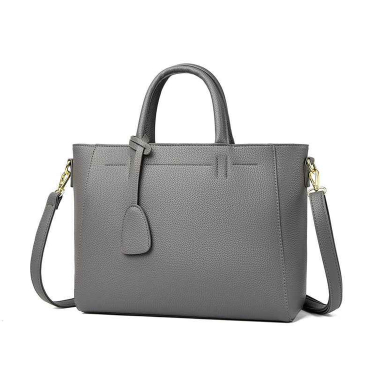 Soft Leather Tote Handbag Women&