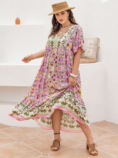 BOHEMIAN Leisure Vacation Women's Full-length Dress