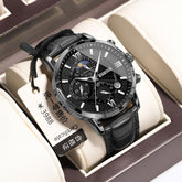 Simple Multifunctional Chronograph Waterproof Quartz Watch - Swefashionstore