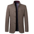 Business Stand Collar Woolen Coat - Swefashionstore