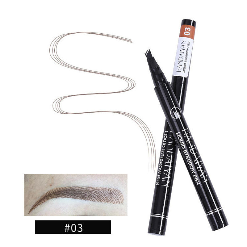 Four-head Eyebrow Pencil Liquid Eyebrow Pencil Tattoo Eyebrow Pencil Eyebrow Pencil 4-head Eyebrow Pencil Four-jaw Eyebrow Pencil - Swefashionstore