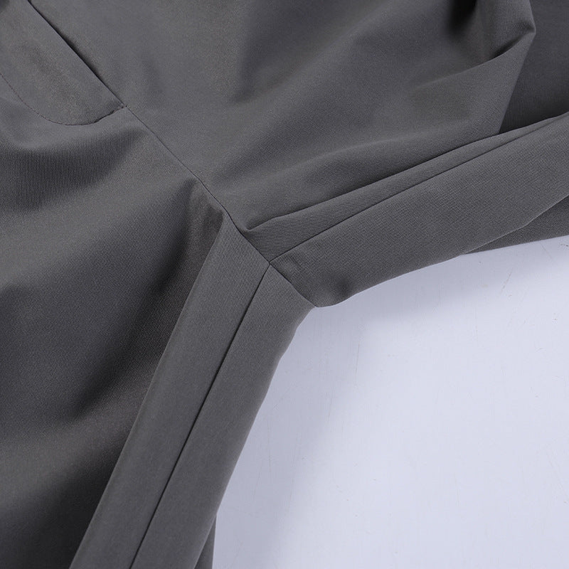 Knitted High Waist Contrast Color Loose Trousers - Swefashionstore