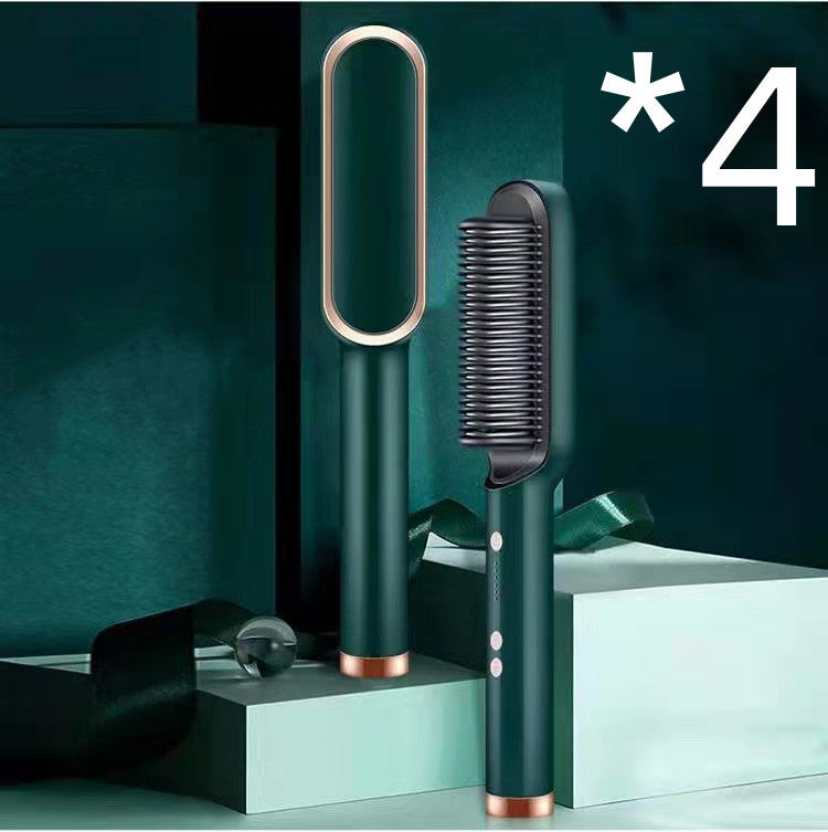Hot Electric Hair Straightener And CurlingBrush