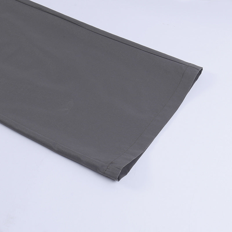 Knitted High Waist Contrast Color Loose Trousers - Swefashionstore