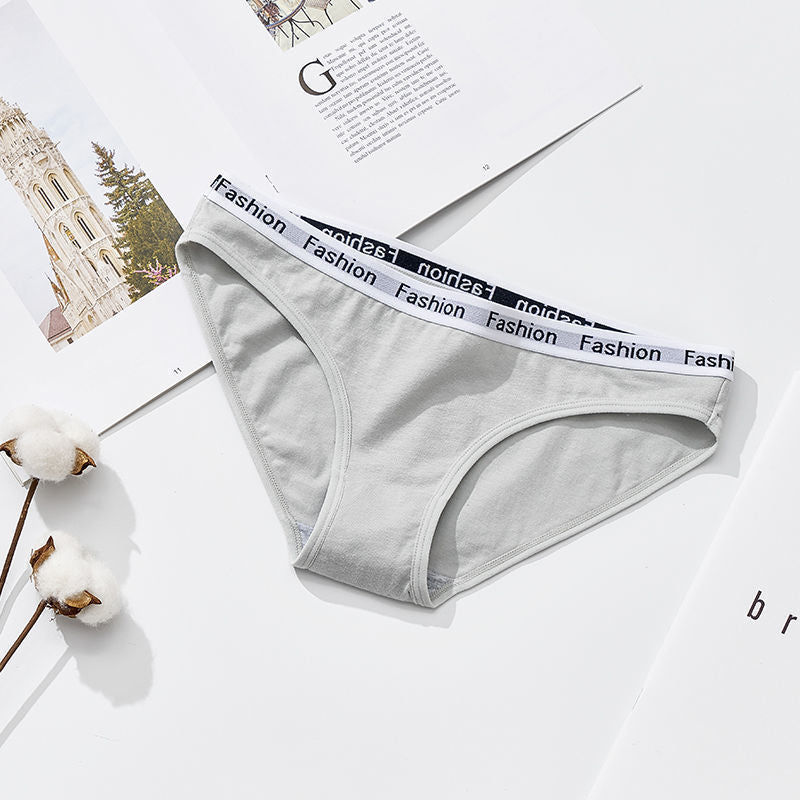 Comfortable Low-Waist Underwear Pure Cotton Panties