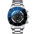Quartz 10mm Steel Watch with Calendar Function - Swefashionstore