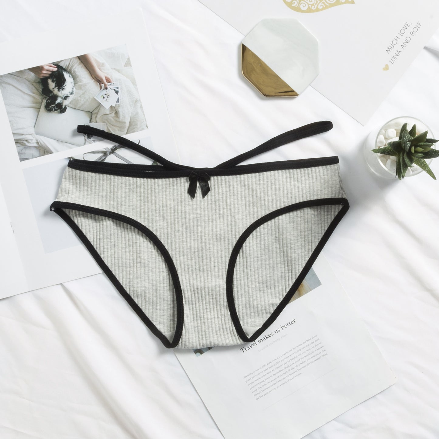 New Cotton Low-Waist Breathable Women's Underwear