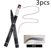 Four-head Eyebrow Pencil Liquid Eyebrow Pencil Tattoo Eyebrow Pencil Eyebrow Pencil 4-head Eyebrow Pencil Four-jaw Eyebrow Pencil - Swefashionstore