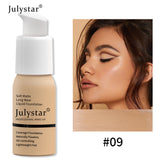 Julystar Waterproof Lasting Non Take Off Makeup Concealer Liquid Foundation - Swefashionstore