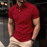 Summer Short Sleeve Polo Shirt - Swefashionstore