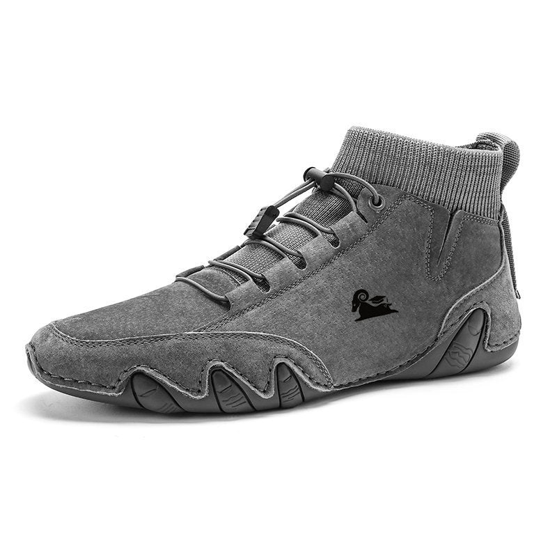 Fleecegefütterte handgemachte Baumwollschuhe Herren