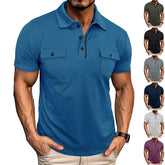 Polo Shirt with Pockets for Outdoor Fashion - Swefashionstore