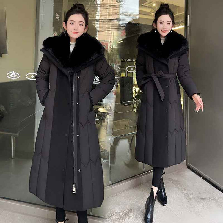 Temperament Plus Size Fashionable Elegant Cotton-padded Jacket