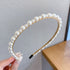 Sen Simple Pearl Thin Headband Hair Accessories Headband - Swefashionstore
