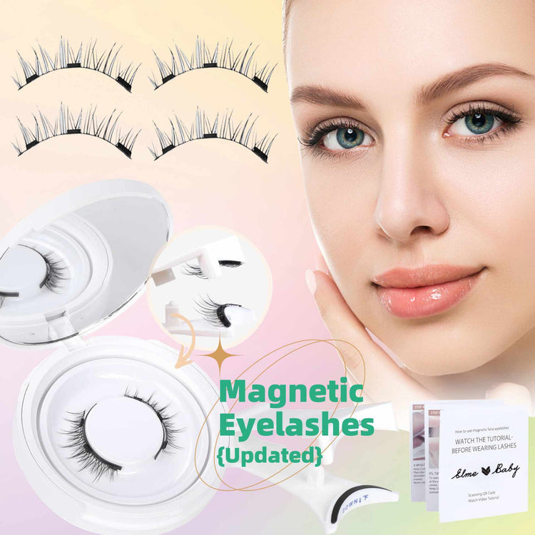 Natural Eyelashes Magnetic Suction False Eyelashes - Swefashionstore