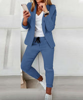 Ladies Fashion OL Suit Trousers Suit - Swefashionstore