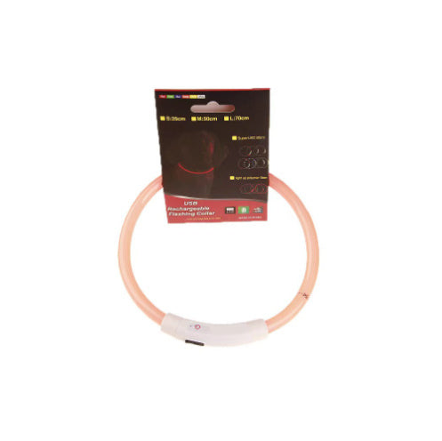 Pet Flashing Collar USB Rechargeable Necklace