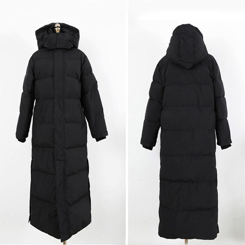 Winter Long Coat Warm Hooded Thickened Parka Jacket - Swefashionstore