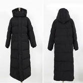 Winter Long Coat Warm Hooded Thickened Parka Jacket - Swefashionstore