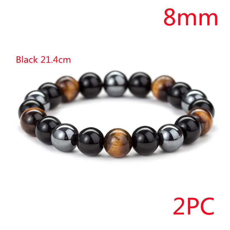 TIGER Eye Stone Bracelet Natural SMOOTH Bracelet - Swefashionstore