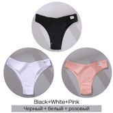 Bestseller 3Pcs Women Cotton-Thong Underwear - Swefashionstore