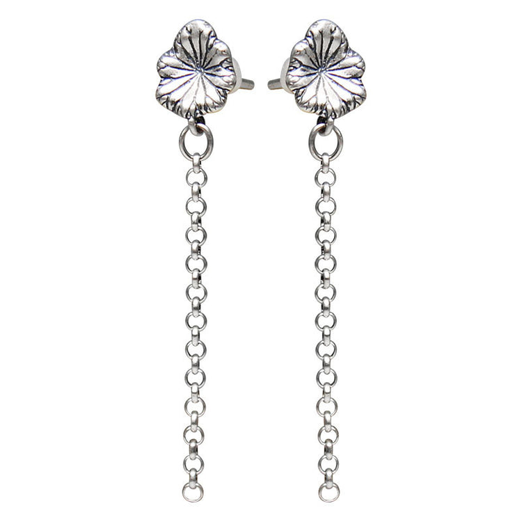 925 Sterling Silver Long Tassel Stud Earrings - Swefashionstore