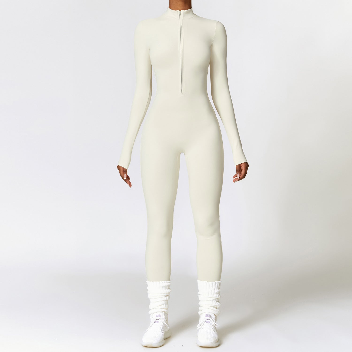 Long-sleeved Jumpsuit for Effortless Style and Comfort - Swefashionstore