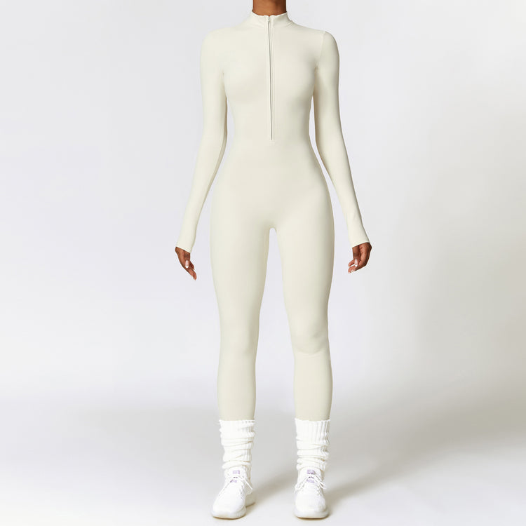 Long-sleeved Jumpsuit for Effortless Style and Comfort - Swefashionstore