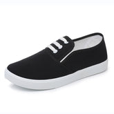Slip-on Canvas Shoes Flat Women - Swefashionstore